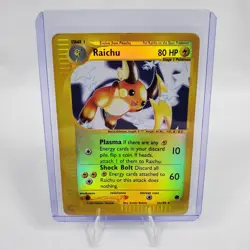 Pokemon TCG Raichu Expedition Base Set Reverse Holo Card 25/165 - Image 3