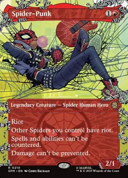 MTG Spider-Punk Marvel's Spider-Man 0210 Regular Rare - Image 1
