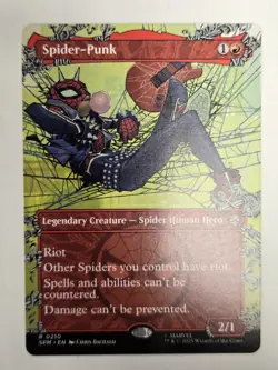 MTG Spider-Punk Marvel's Spider-Man 0210 Regular Rare - Image 2