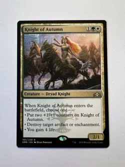 Knight of Autumn - MTG Guilds of Ravnica - NM - Image 1
