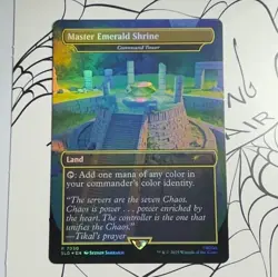 Master Emerald Shrine {Command Tower} SLD Secret Lair Drop 7030 foil rare - Image 1