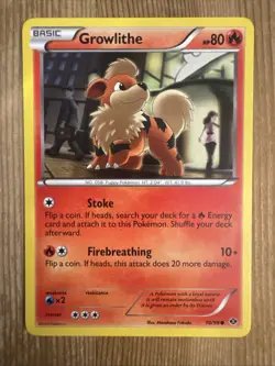 Growlithe - 10/99 - Pokemon Next Destinies NM - Image 1