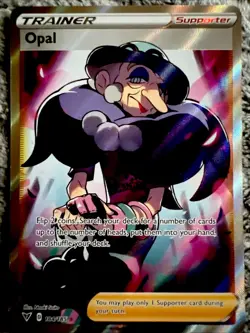 Opal (Full Art) 184/185 Vivid Voltage Ultra Rare Pokemon Card - Image 1