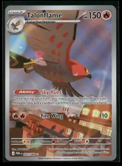 Talonflame 091/088 Holo Illustration Rare Perfect Order Pokemon NM/M - Image 1