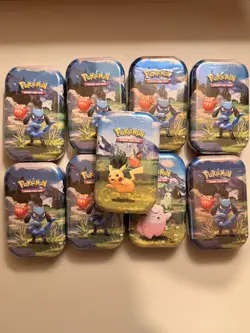 Pokemon Tcg Ascended Heroes Mini Tin x9 Job Lot Bulk Sealed Brand New - Image 1