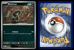 MURKROW 057/094 COMMON PHANTASMAL FLAMES REVERSE HOLO POKEMON NM - Image 1