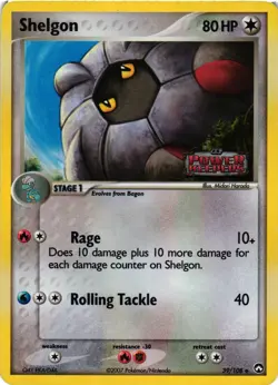 Pokemon TCG Shelgon EX Power Keepers 39/108 Reverse Holo Stamped HP - Image 1