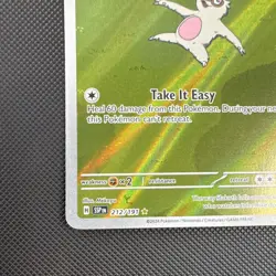 Pokemon Slakoth 212/191 Sv08: Surging Sparks Basic 60 HP Illustration Rare Holo - Image 5