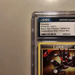 SWSH144 Greninja CGC 10 Two Swirls 2021 Pokemon Celebrations - Image 5
