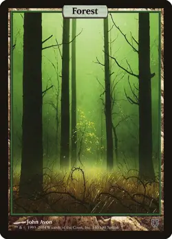 Forest Unhinged Magic The Gathering MTG Card - Image 1