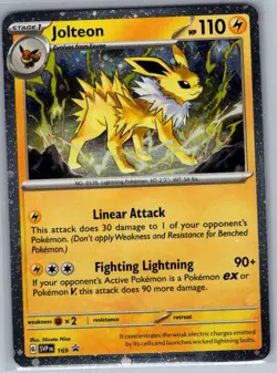 Jolteon - (Cosmos Holo) 169 SV: Scarlet & Violet Promo Cards - Pokemon Card - NM - Image 1
