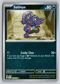 SABLEYE 059/094 COMMON PHANTASMAL FLAMES POKEMON REVERSE HOLO NM - Image 1
