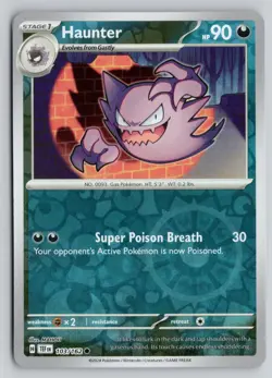 HAUNTER 103/162 COMMON TEMPORAL FORCES POKEMON REVERSE HOLO NM - Image 1
