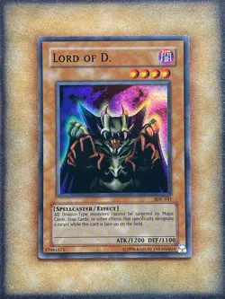 Yugioh Lord of D. SDK-041 Super Rare LP - Image 1