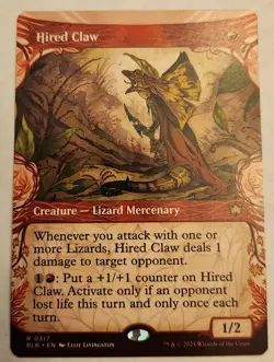 Hired Claw BLB #317 Rare Showcase Regular NM+ - Image 1