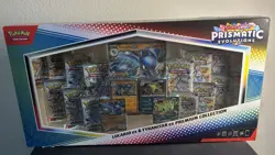 Pokemon Prismatic Evolutions Lucario ex Tyranitar Premium Collection Sam's Club - Image 1