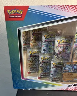 Pokemon Prismatic Evolutions Lucario ex Tyranitar Premium Collection Sam's Club - Image 4