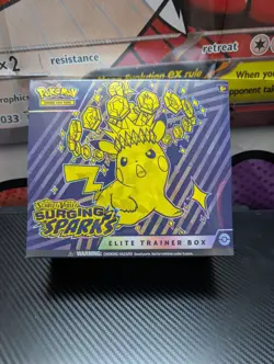 Pokemon TCG Surging Sparks Elite Trainer Box (SEALED) - Image 1