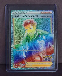 NM - Pokemon Professor's Research Pokemon GO Secret Rare Full Art Holo 084/078 - Image 1