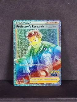 NM - Pokemon Professor's Research Pokemon GO Secret Rare Full Art Holo 084/078 - Image 2