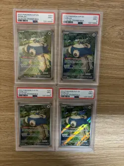 X4 2023 Pokemon SVP EN SNORLAX #051 ELITE TRAINER BOX-PROMO 151 MINT PSA 9 - Image 1