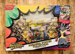 🔥🔥Pokemon TCG Ascended Heroes Premium Poster Collection Sealed Box English - Image 1