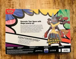 🔥🔥Pokemon TCG Ascended Heroes Premium Poster Collection Sealed Box English - Image 2