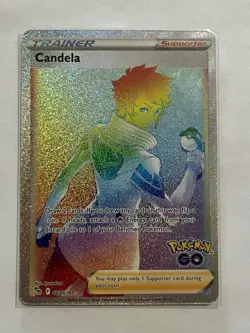 Pokemon TCG Pokemon GO Secret Rare Trainer Candela 083/078 NM/M - Image 1