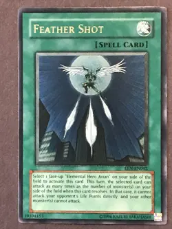 Yu-Gi-Oh! “FEATHER SHOT” Ultimate Rare Unl Ed EEN-EN042 Ex-NM - Image 1