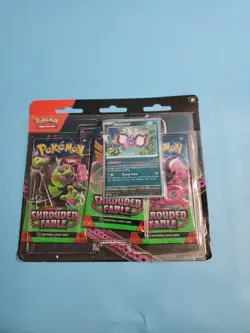 Pokemon TCG Scarlet & Violet Shrouded Fable Blister 3-Pack Brand New/Sealed - Image 1