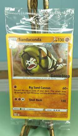 Pokemon Sandaconda 082/163 EB Games SEALED Promo Battle Styles Trading Card TCG - Image 1