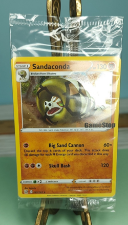 Pokemon Sandaconda 082/163 EB Games SEALED Promo Battle Styles Trading Card TCG - Image 2