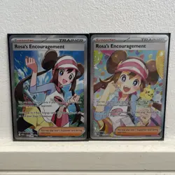 123/088 + 114/088 Rosa's Encouragement Perfect Order Pokemon Cards - Image 1