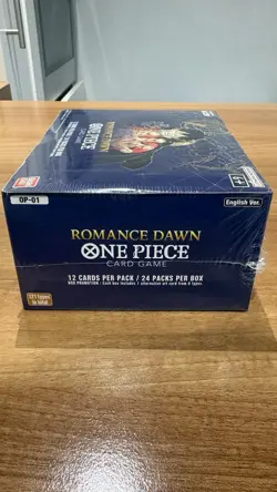One Piece Card Game OP-01 Romance Dawn Booster Box, English, White Bottom - Image 2