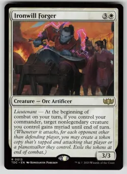 Ironwill Forger Normal R Commander: Tarkir: Dragonstorm 13 NM - Image 1