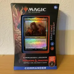 MTG Commander Legends D&D Battle for Baldur’s Gate: Draconic Dissent Deck Sealed - Image 1