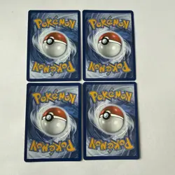 Pokemon Destined Rivals Emcee's Hype 163/182 Playset X4 NM 2 Reverse & 2 Normal - Image 2
