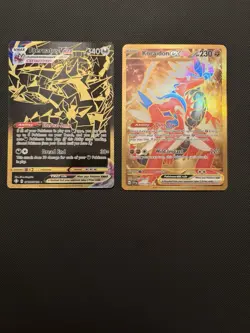 Pokemon Scarlet And Violet Base Koraidon Hyper Rare Shining Fates Eternatus Vmax - Image 1