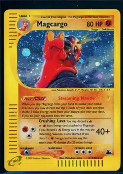 Pokemon SKYRIDGE - #H17/H32 Magcargo - Holo - ENG - Near Mint - Image 1
