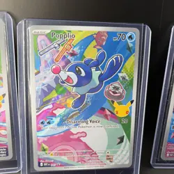 2026 POKEMON TCG 30TH ANNIVERSARY 1ST PARTNER SERIES 1 LITTEN ROWLET POPPLIO NM - Image 4