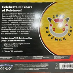 Pokemon TCG Pikachu Pokemon Day Collection Box | Factory Sealed | In hand - Image 2