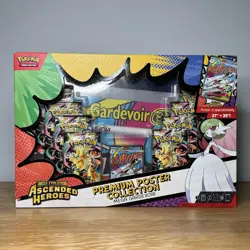 Pokemon TCG Ascended Heroes Premium Poster Collection Mega Gardevoir - Brand New - Image 1