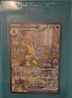 Pokemon Alakazam ex Special Illustration Rare 201/165 Scarlet & Violet 151 - Image 1