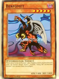 Yu-Gi-Oh - 3x Berfomet - YGLD - Legendary Decks DEB09 - Image 1