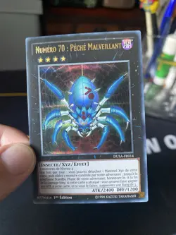 Carte Yu-gi-oh! Numero 70 Peche Malveillant DUSA-FR014 Ultra Rare Francais - Image 3