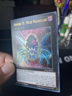 Carte Yu-gi-oh! Numero 70 Peche Malveillant DUSA-FR014 Ultra Rare Francais - Image 4