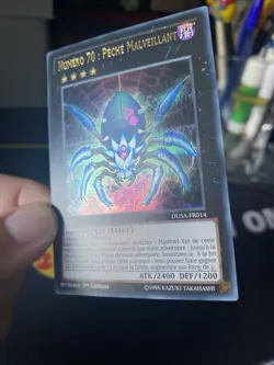 Carte Yu-gi-oh! Numero 70 Peche Malveillant DUSA-FR014 Ultra Rare Francais - Image 5
