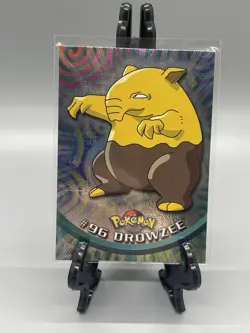 Pokemon Topps Drowzee #96 Foil Holo Damaged - Image 1