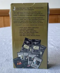 Star Wars Enhanced Premiere CCG Customizable Card Game Sealed Lightsaber Obi-Wan - Image 3