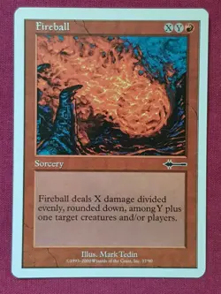 Magic The Gathering BEATDOWN BOX SET FIREBALL red card MTG - Image 1